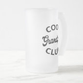 Cooler Grandpas-Club I Mattglas Bierglas (VorderseiteRechts)