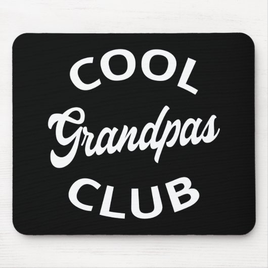 Cooler Grandpas-Club I Mousepad (Vorne)