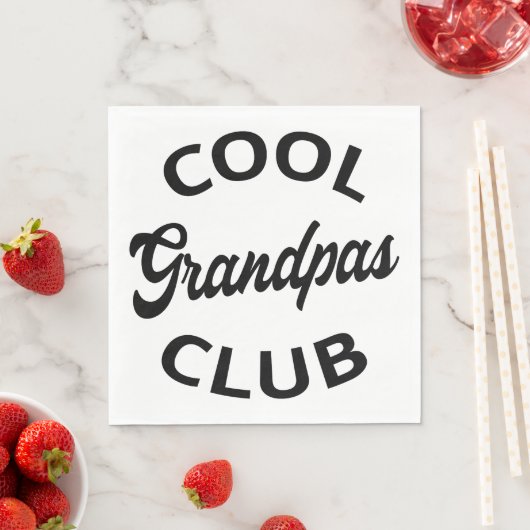 Cooler Grandpas-Club I Serviette (Beispiel)