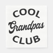 Cooler Grandpas-Club I Serviette (Vorderseite)