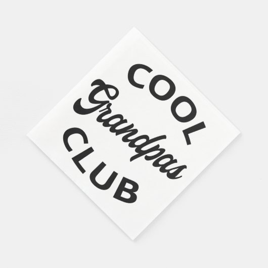 Cooler Grandpas-Club I Serviette (Ecke)