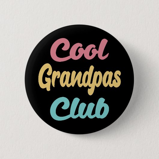 Cooler Grandpas-Club II Button (Vorderseite)