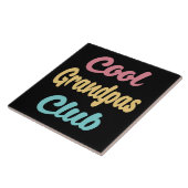 Cooler Grandpas-Club II Fliese (Seite)
