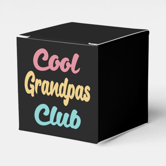 Cooler Grandpas-Club II Geschenkschachtel (Vorderseite)