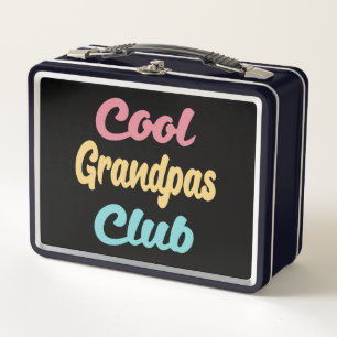 Cooler Grandpas-Club II Metall Brotdose