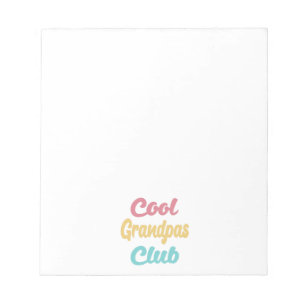 Cooler Grandpas-Club II Notizblock