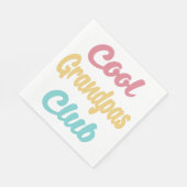 Cooler Grandpas-Club II Serviette (Ecke)