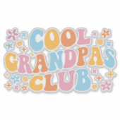 Cooler Grandpas-Club III Aufkleber (Vorderseite)