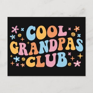 Cooler Grandpas-Club III Postkarte