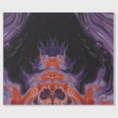 Cooler Granit-Ölteppich Geschenkpapier (Flach)