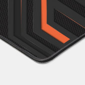 Cooler grauer und orangefarbener Spielhintergrund Schreibtischunterlage (Ecke)