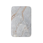 Cooler Graugoldmarmor, Granit, Stone Textur Badematte (Vorderseite Vertikal)