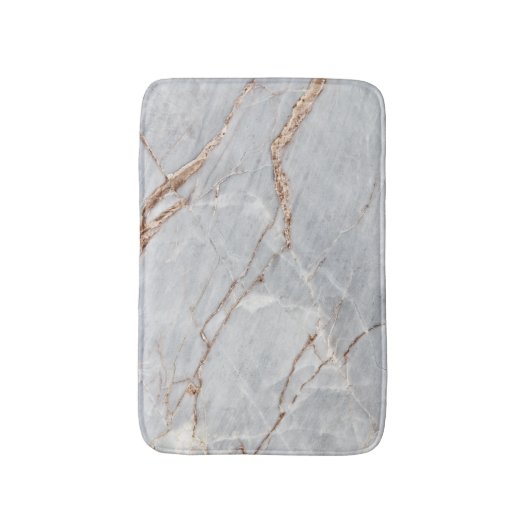 Cooler Graugoldmarmor, Granit, Stone Textur Badematte (Vorderseite Vertikal)