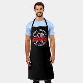Cooler Grillmeister Mann Mythos Legende  Schürze (Getragen)