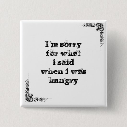 Cooler großer einfacher Klugheitsphilosophie Button (Vorderseite)