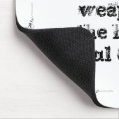 Cooler großer einfacher Klugheitsphilosophie Mousepad (Ecke)