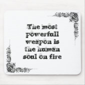 Cooler großer einfacher Klugheitsphilosophie Mousepad (Vorne)