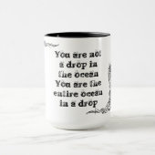 Cooler großer einfacher Klugheitsphilosophie Tasse (Zentrum)