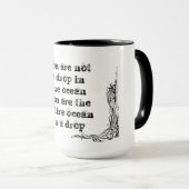 Cooler großer einfacher Klugheitsphilosophie Tasse (VorderseiteRechts)