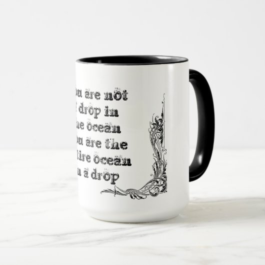 Cooler großer einfacher Klugheitsphilosophie Tasse (VorderseiteRechts)