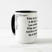 Cooler großer einfacher Klugheitsphilosophie Tasse (Vorderseite Links)