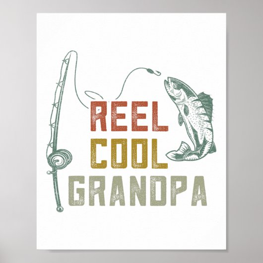 Cooler Großfisch S Poster (Vorne)