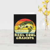 Cooler Großvater B Retro Großvater Karte (Gelbe Blume)