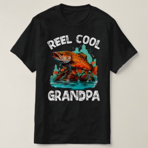 Cooler Großvater Menne Funny Fishing T-Shirt