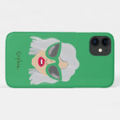 Cooler Großvater mit Individuelle Name Glasses Case-Mate iPhone Hülle (Rückseite (Horizontal))