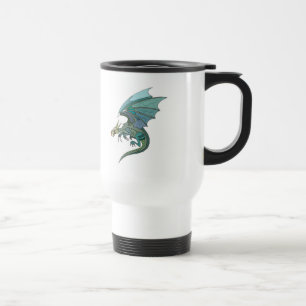 cooler grün getönter Drache Reisebecher