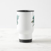 cooler grün getönter Drache Reisebecher (Mittel)