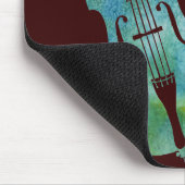 Cooler grüner Baß Mousepad (Ecke)