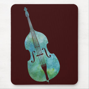 Cooler grüner Baß Mousepad