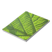 Cooler grüner Blattdruck Notizblock (Rotiert)