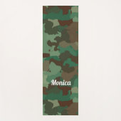 Cooler grüner Camouflage Yogamatte (Vorderseite)