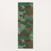 Cooler grüner Camouflage Yogamatte (Rückseite)