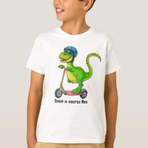 Cooler grüner Dinosaurier T-Shirt