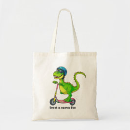 Cooler grüner Dinosaurier Tragetasche