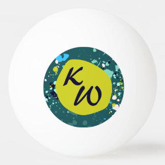 Cooler grüner Spritzer Tischtennisball