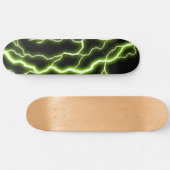 Cooler grüner Strom Skateboard (Horizontal)
