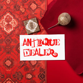 Cooler Grunge Antiquitätenhändler Visitenkarte