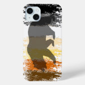 Cooler Grunge Bear Shadow Gay Bear Prix Case-Mate iPhone Hülle (Rückseite)