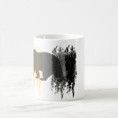 Cooler Grunge Bear Shadow Gay Bear Prix Kaffeetasse (Mittel)