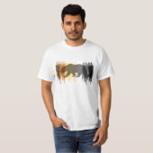 Cooler Grunge Bear Shadow Gay Bear Prix T-Shirt (Vorne ganz)