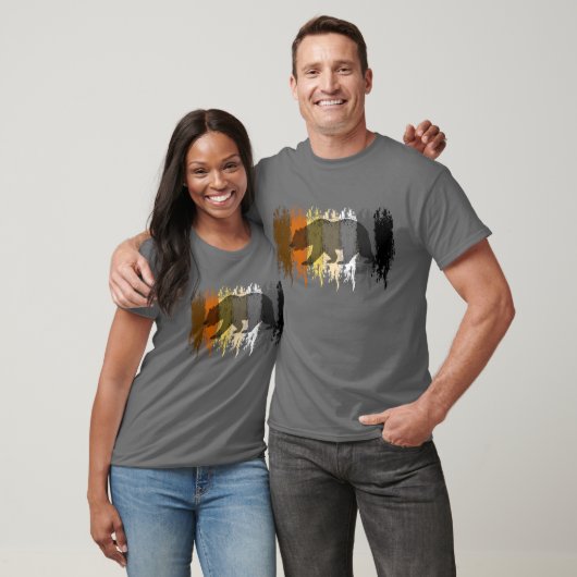 Cooler Grunge Bear Shadow Gay Bears Prix T-Shirt (Unisex)