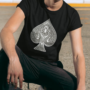 Cooler Grunge-Retro künstlerisches PokerKaroass T-Shirt