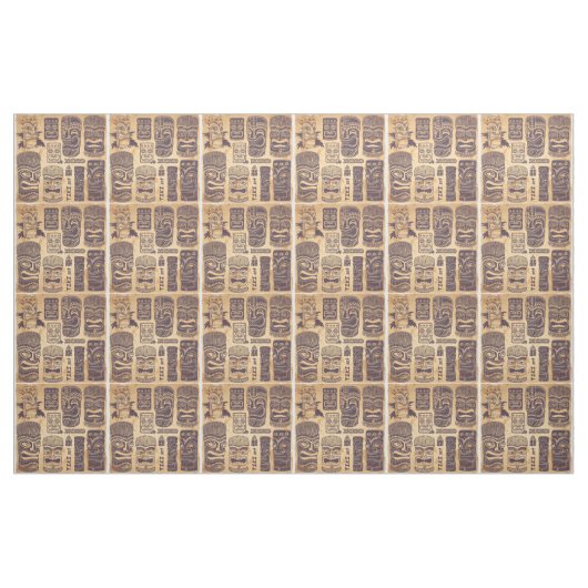 Cooler Grunge Vintages Tiki Set Stoff (Yard (91,4 cm))