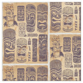 Cooler Grunge Vintages Tiki Set Stoff (Nahaufnahme)