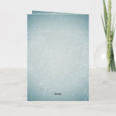 Cooler Grungy-Snowboarder auf Stresstmetall Karte (Rückseite)