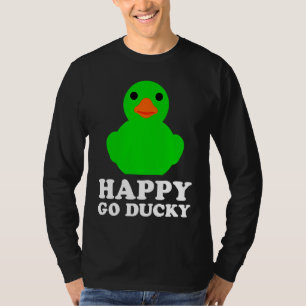 Cooler Gummi-Enten-Liebhaber Glückliche Ente Quack T-Shirt